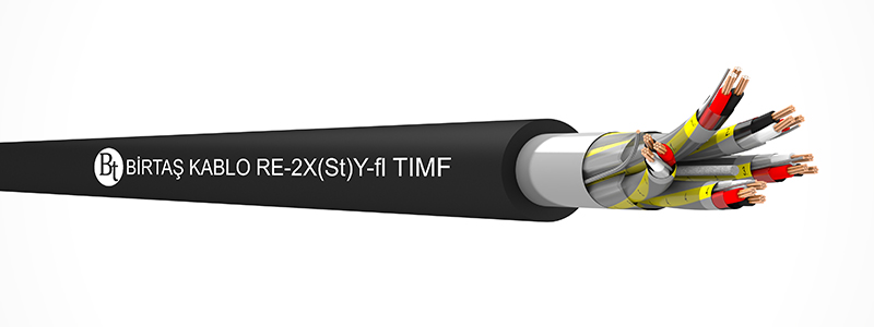 RE-2X(St)Y-fl TIMF    80°C  /  300 V Cu/XLPE/ISCR/OSCR/PVC